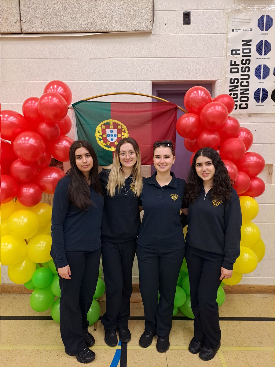 Loretto College at the Portuguese Heritage Cultural Expose today at St. Nicholas of Bari #tcdsb