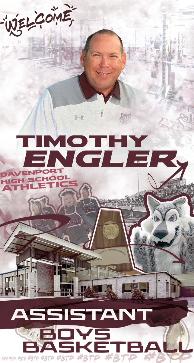 🚨Hire Alert…Please welcome Coach Engler to The Pack!🚨 Coach Engler is joining us from Hays HS with over 15 years of coaching/teaching experience. 🐺#BTP