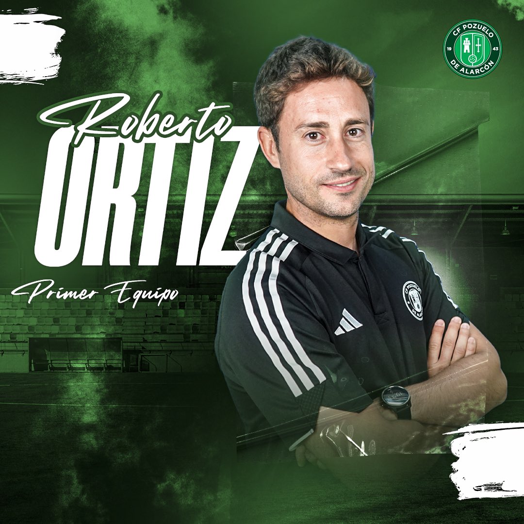 CF Pozuelo (@cfpozuelo) on Twitter photo ๐จ ๐๐ข๐ ๐จ๐ก๐๐๐๐๐ข ๐ข๐๐๐๐๐๐ | Roberto Ortiz es el nuevo entrenador del C.F. Pozuelo โผ๏ธ
๐ช Entrenador que conoce la casa, con experiencia en la categoria tras dos รบltimos aรฑos de grandes resultados
๐ ยกTu suerte serรก la nuestra, Roberto! ๐
๐ขโช #FamiliaVerde ๐จ ๐๐ข๐ ๐จ๐ก๐๐๐๐๐ข ๐ข๐๐๐๐๐๐ | Roberto Ortiz es el nuevo entrenador del C.F. Pozuelo โผ๏ธ
๐ช Entrenador que conoce la casa, con experiencia en la categoria tras dos รบltimos aรฑos de grandes resultados
๐ ยกTu suerte serรก la nuestra, Roberto! ๐
๐ขโช #FamiliaVerde