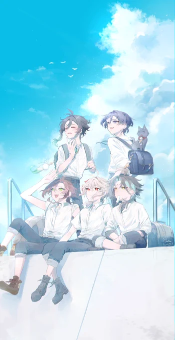 青と夏#原神 #GenshinImpact 