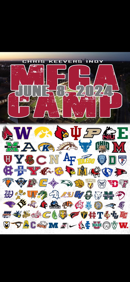 brody_sommers's tweet photo. I had a great time at the Chris Keevers @UIndyFB mega camp. Thank you @KeeversChris @JimCordle63 and @CoachLauckTU for the great conversations. https://t.co/4OmZ9S9wBX