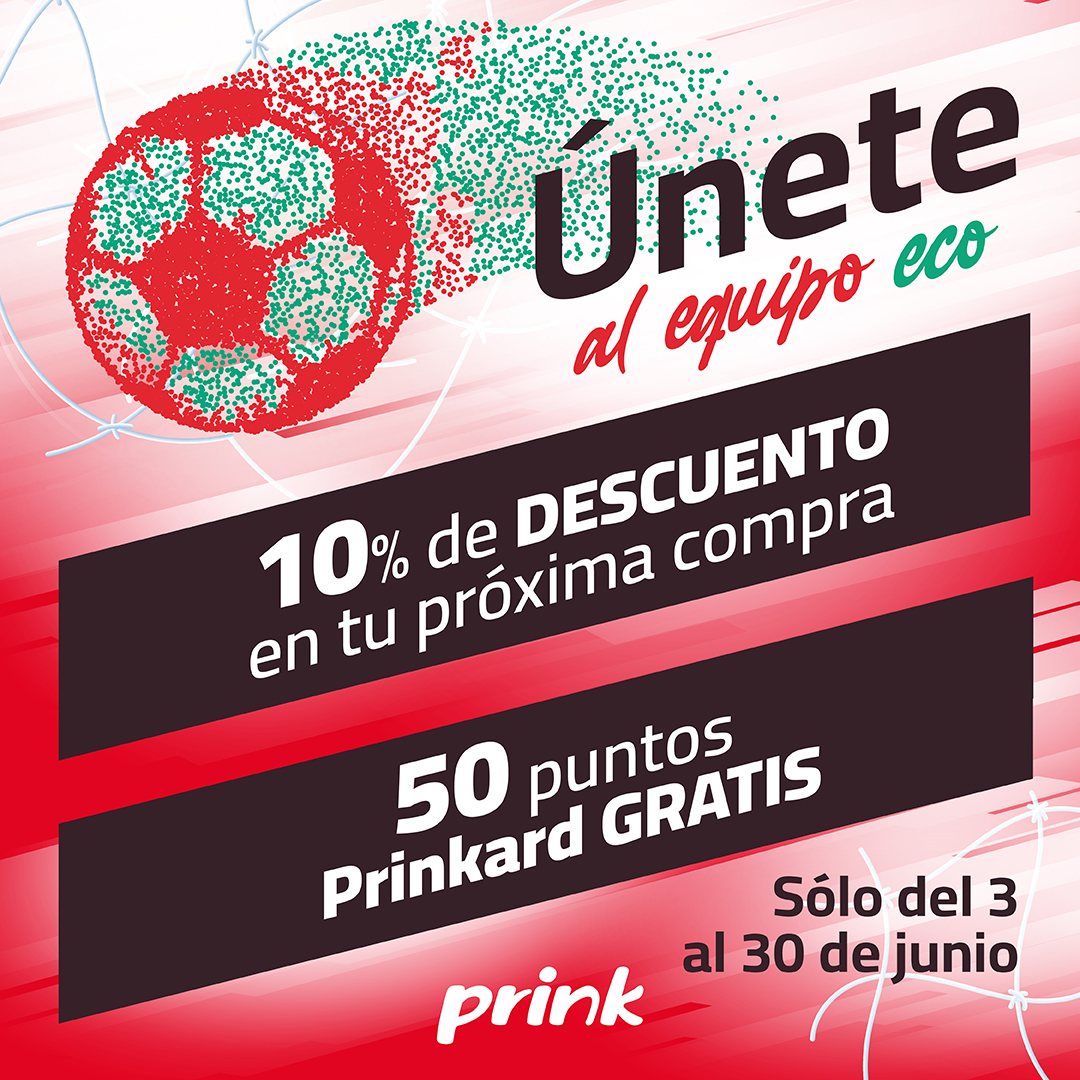 ¡Únete al Equipo ganador!

Consigue un 10% de DESCUENTO en tu próxima compra de cartuchos para Epson, Brother y Canon y llévate 50 puntos Prinkard GRATIS.

Te contamos cómo conseguirlo aquí: prink.es/promociones/eu…