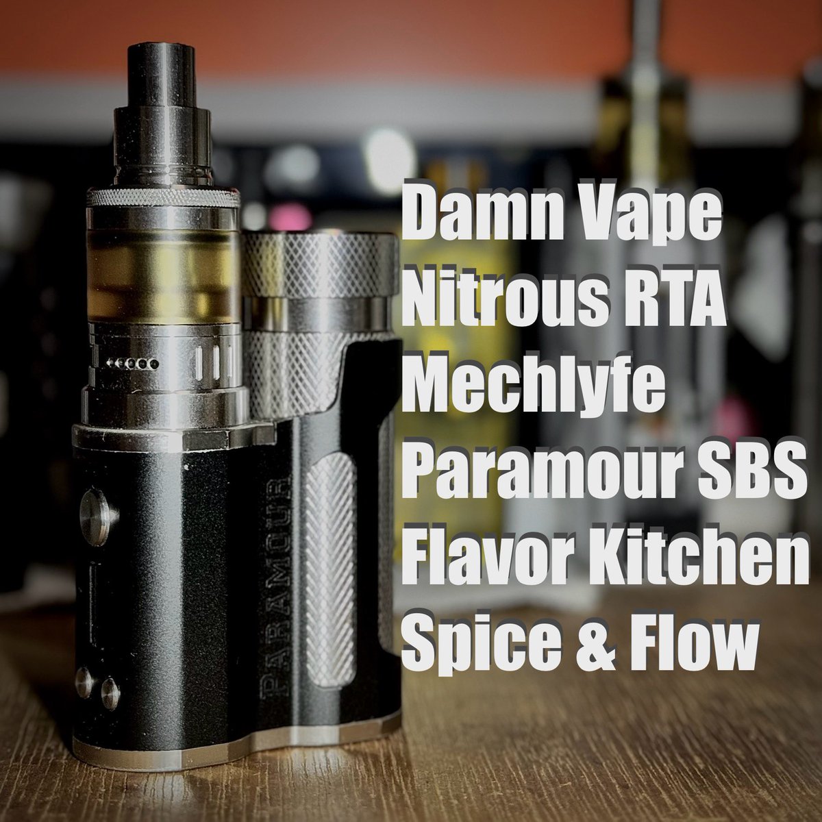 Rakumaru77's tweet photo. #vape #damnvape #nitrousrta #mechlyfe #paramoursbs #flavorkitchen #spice810 #flownabilia #フレキチ https://t.co/udD3ys6mHg