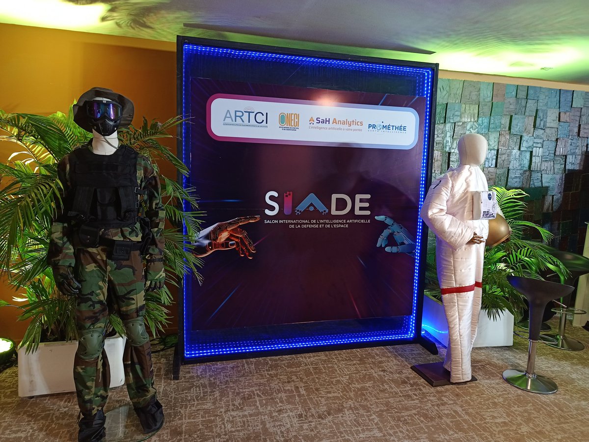 aboukam's tweet image. #EvenTIC I Aujourd'hui, nous sommes au Salon International de l'Intelligence Artificielle de la Défense et de...
#Digitalmagci #SIADE #CIV #IA #IntelligenceArtificielle