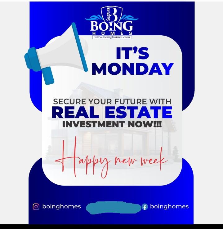 BoingHomes's tweet photo. Happy New Week 

#BoingEstates 
#BoingHomes
#FlorianEstate 
#Akure https://t.co/vz0Umjil0C