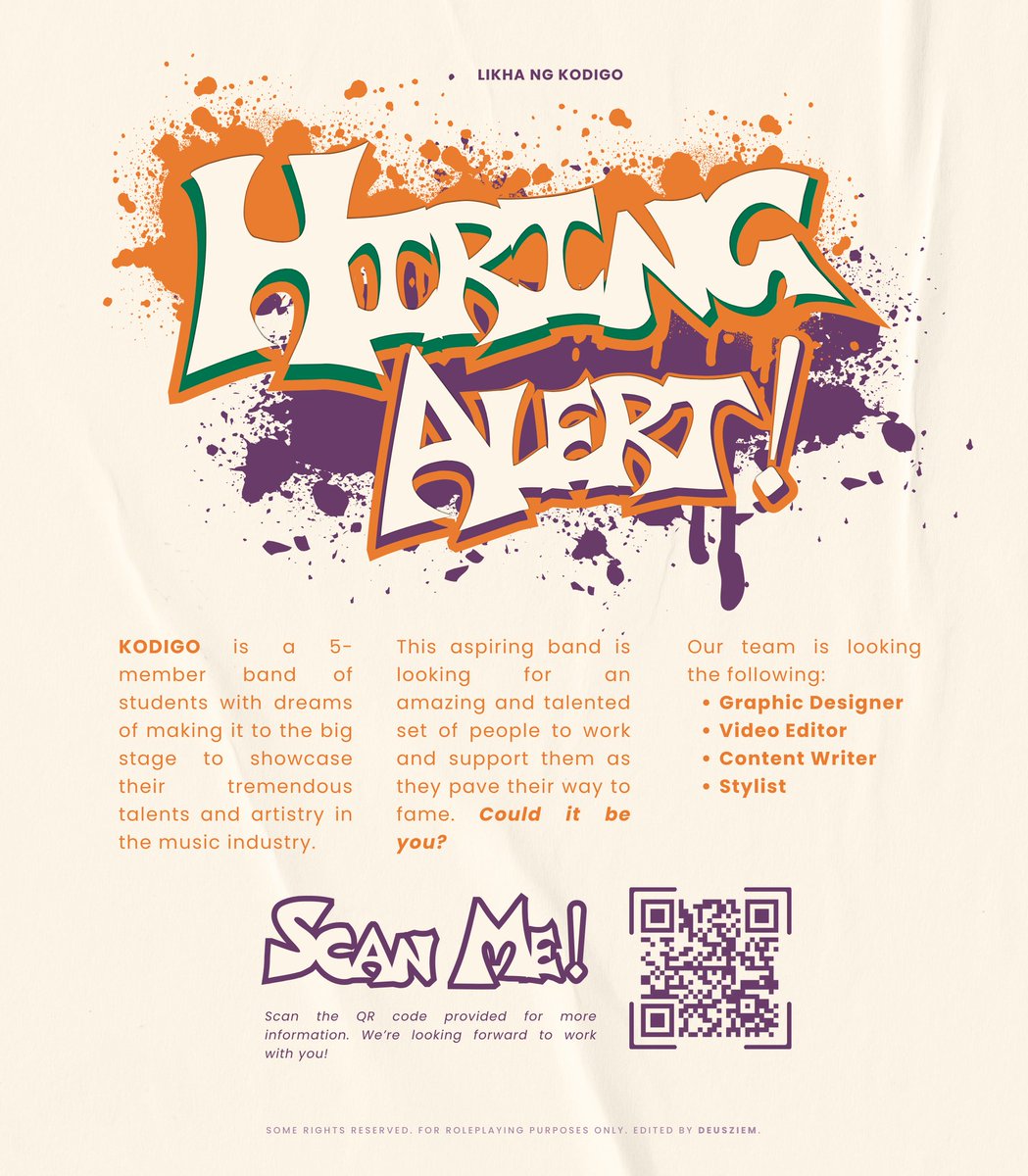 ㅤ

           ❪ 📣 ❫       𝑯𝑰𝑹𝑰𝑵𝑮 𝑨𝑳𝑬𝑹𝑻 !
           𝐊𝐎𝐃𝐈𝐆𝐎 is now hiring! For
           more details, see image
           below.

          Send your applications here!
              ❛  bit.ly/3VfFNrC

ㅤ