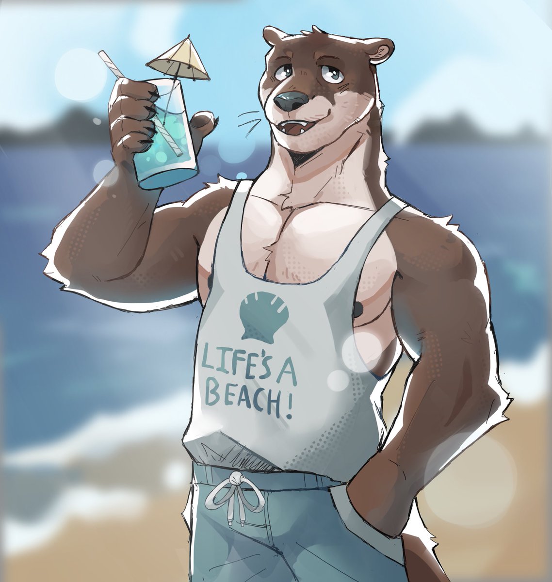 Life’s a beach! Have a todd I think he’s cool