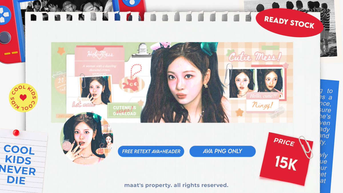 help rt/repost? thank you!

haloo👋🏻 aku ada layout ready stock AESPA✨ price tertera di pict🖼 udah free re-text🖋  dan dapet ava png yaa. boleh langsung dm mau layout yang mana, payment via qris dan dana only. jangan lupa mt setelah dm yaa💗

#zonauang #zonaba