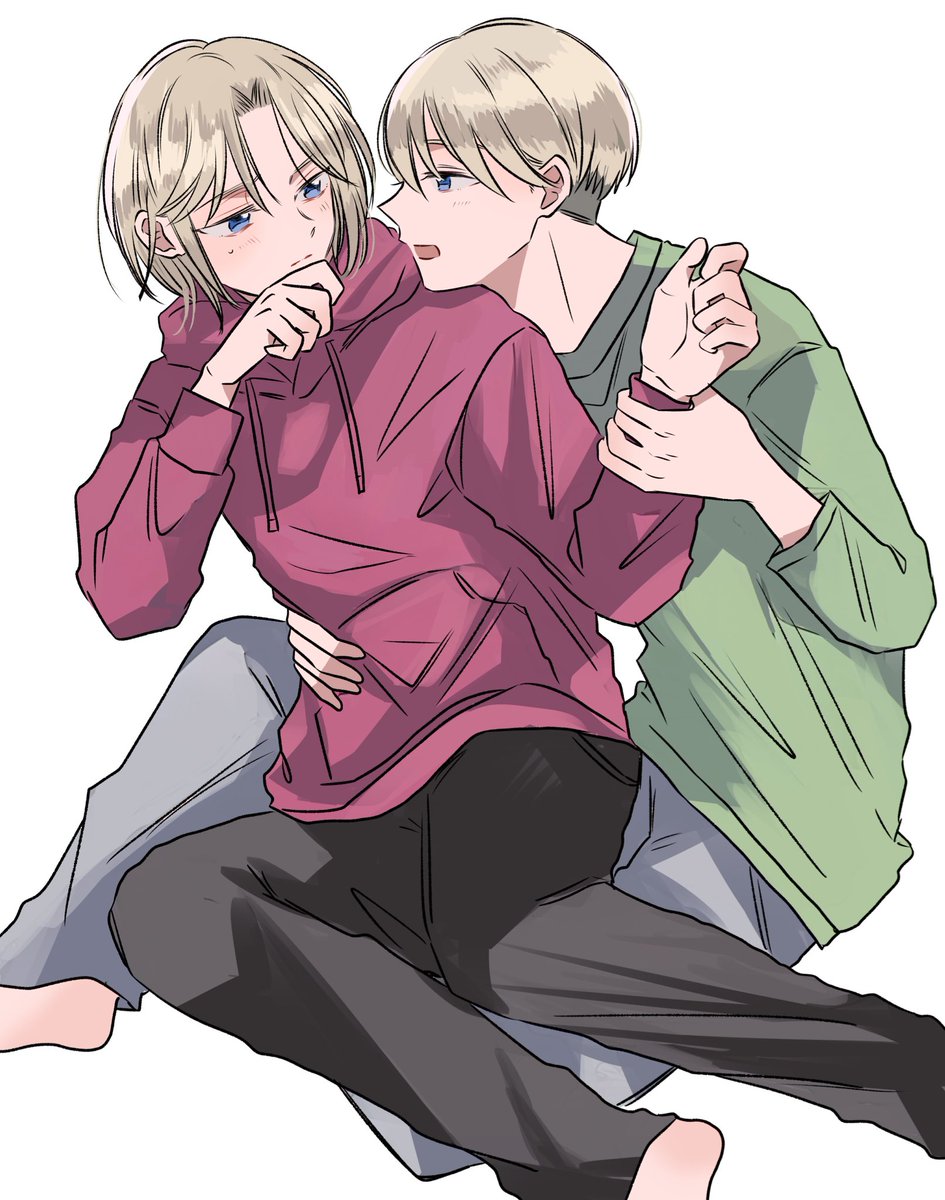 アサアカ
兄さんにはぜったい敵わないって思ってるのすごくいい