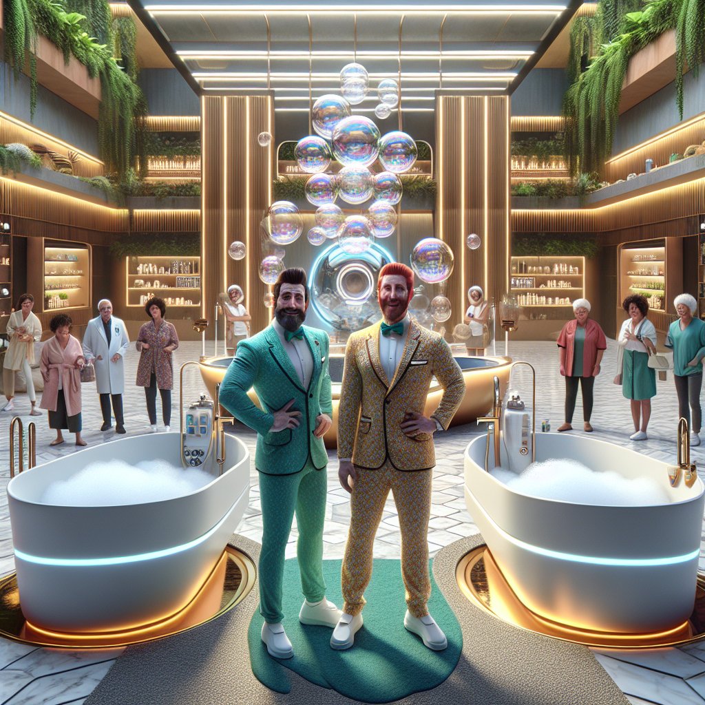 FoamTwo's tweet image. 🛁💬 Rumor has it that the #TwoFoamGuys are diving into a new venture that&apos;s all about making a splash in the world of luxury spa experiences! 🌟🛀 Stay tuned for bubbles of innovation that go beyond the silver screen! 🎥✨ #BubbleMasters #SpaRevolution #StayFoamy