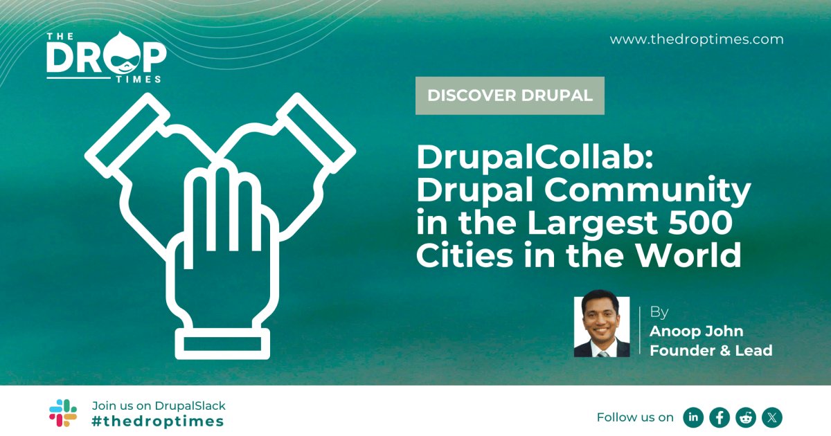 thedroptimes's tweet photo. DrupalCollab: Drupal Community in the Largest 500 Cities in the World https://t.co/UFCbEbLwmK @anoopjohn #Drupal #DrupalCommunity #DrupalGrowth #LinkedInData #DrupalCollab https://t.co/UjOz9rdRL3