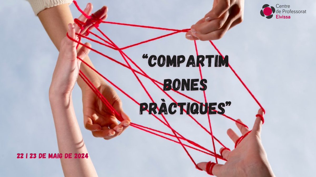 cepeivissa's tweet photo. En aqest wnllaç trobareu totes les presentacions de les Jornades 2023-2024 “Compartim bones pràctiques” https://t.co/JGo2IqqNhj https://t.co/tZJQSmK421