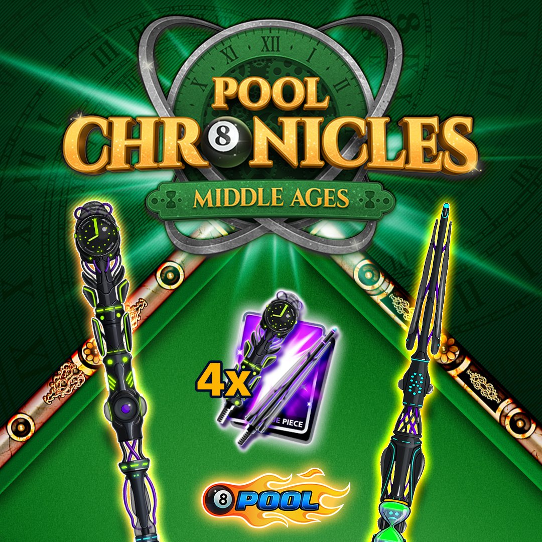 8ballpool's tweet image. NEW #PoolChronicles #MiddleAges Table!  🗡️

⏳ Win 4x more Cue Pieces
🗓️ Available until Mon June 17

More Info » mcgam.es/ij2lzc

#8BallPool