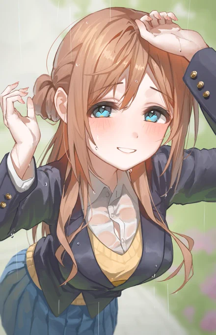 ずぶ濡れになっちゃったね#学マス #姫崎莉波 