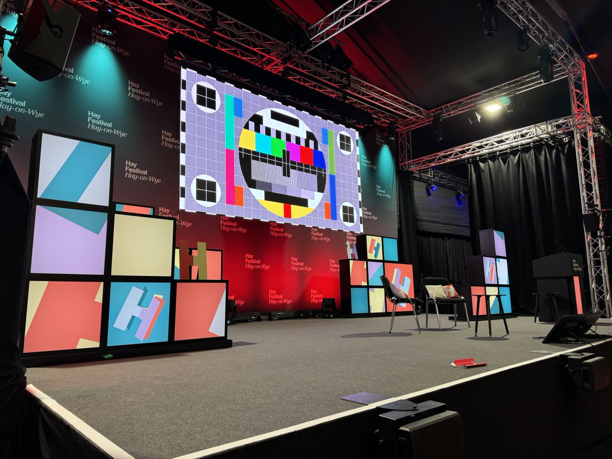 We are super proud to have provided Sound and Video for this years Hay Festival! Bring on Next Year!
