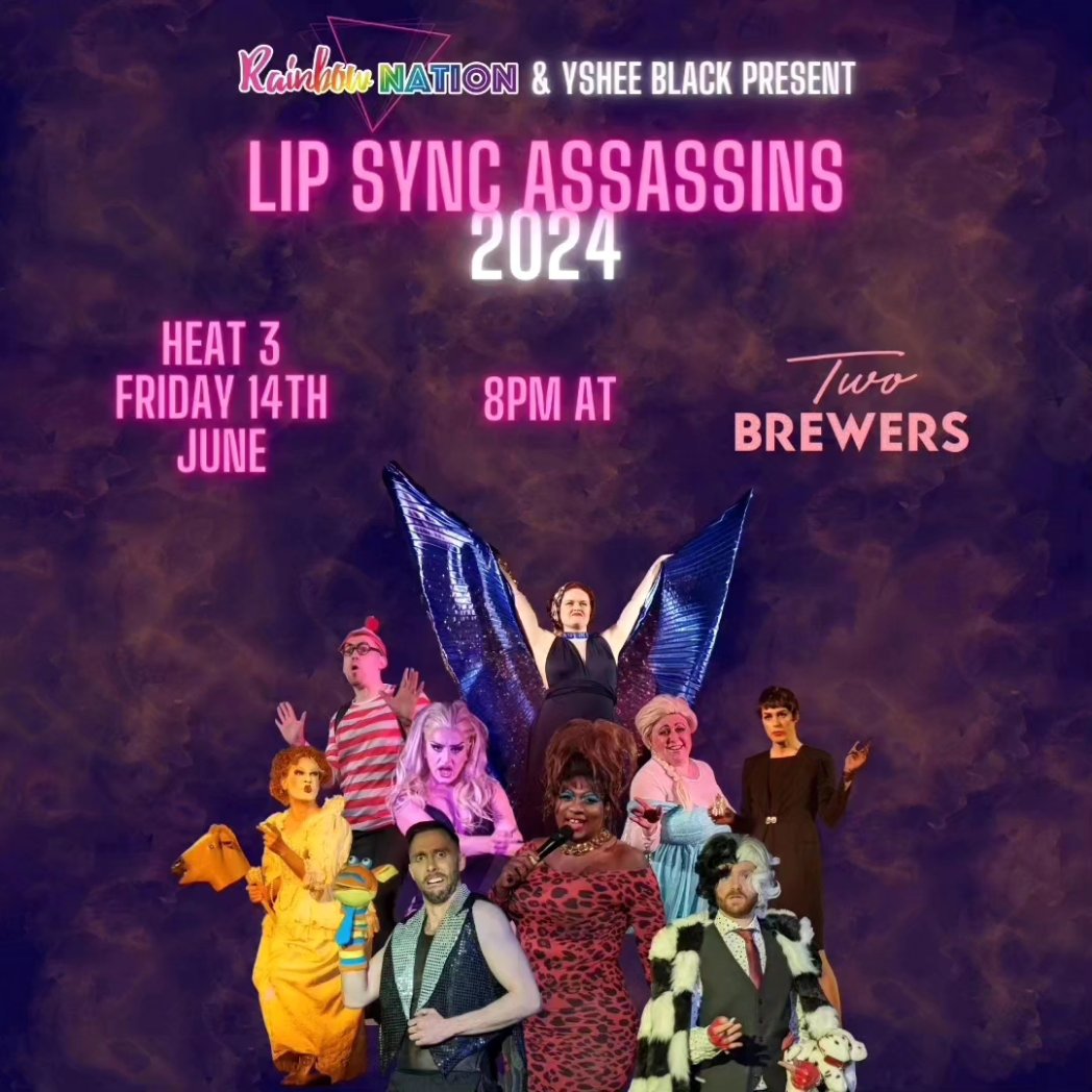 RainbowNationHQ's tweet photo. Lip Sync Assassins Heat 3: Meet the Contestants

Fri 14/6 8pm @2BrewersClapham
LINK IN BIO

Enby of the Lake @jennifertyler10 Jen has been lip syncing for their life since they bought the Spice Girls’ 1st album and can’t wait to do it with the sensational Rainbow Nation community https://t.co/4y29VN8ecX