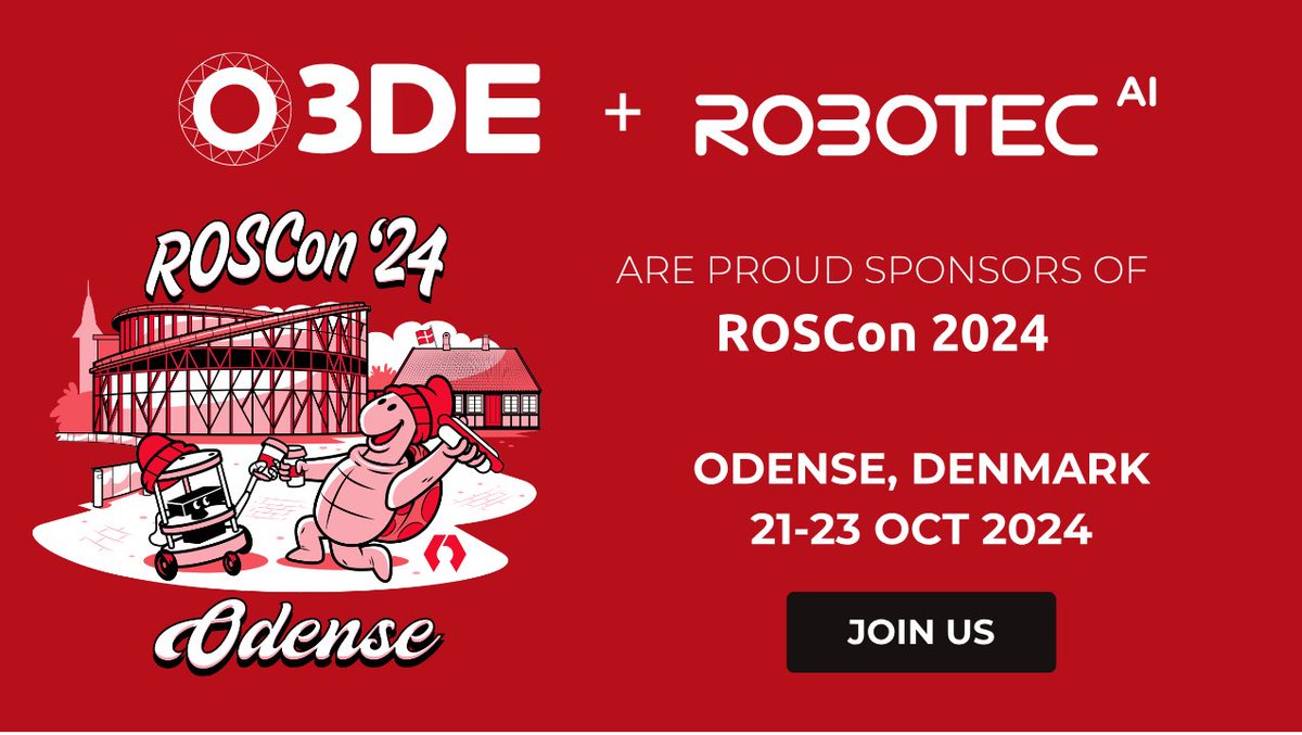 Robotec AI has consistently helped #O3DE push forward in the robotics and simulation space. We are excited to announce that we're joining their booth for #ROSCon 2024! Learn more: hubs.la/Q02B16p-0 <a href="/o3dengine/">Open 3D Engine</a> #Open3DFoundation <a href="/linuxfoundation/">The Linux Foundation</a> #opensource