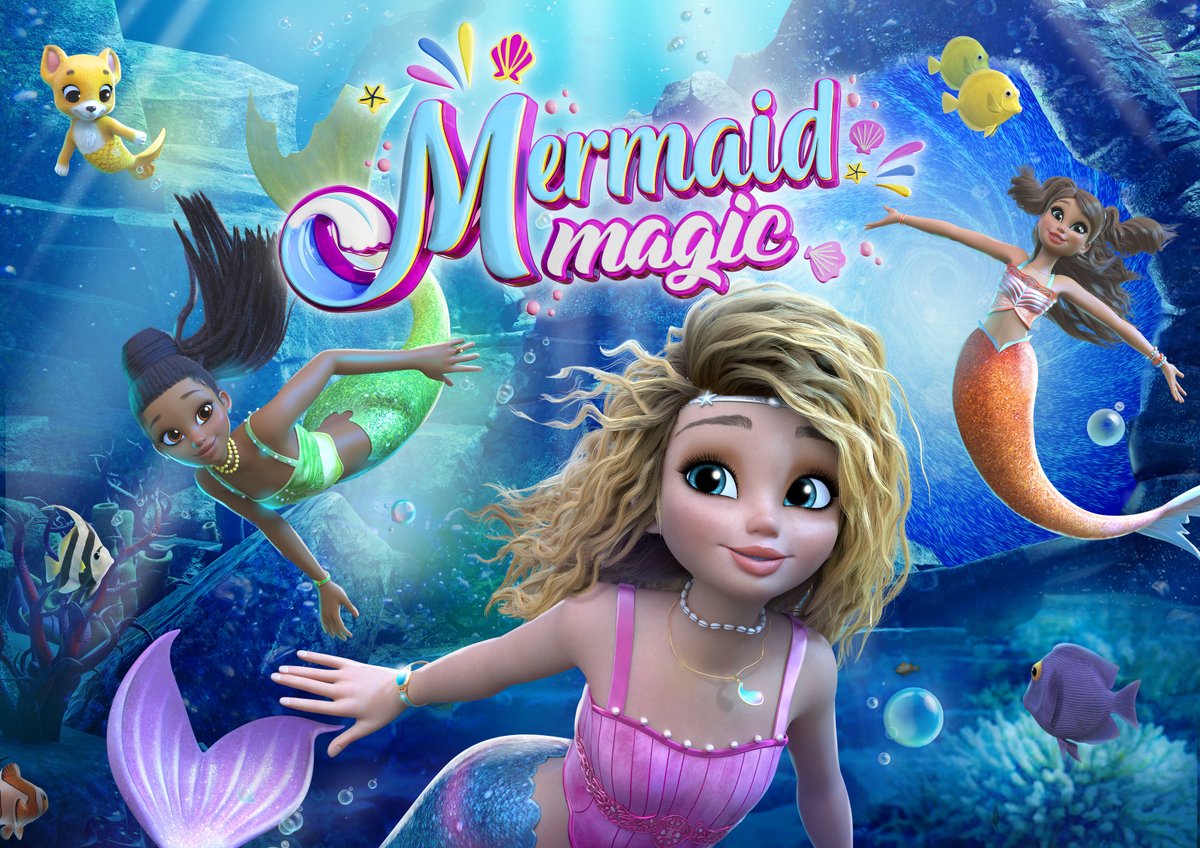 licensemag's tweet photo. #RainbowStudios is releasing the new animated series Mermaid Magic, which will stream globally on @Netflix in August.
https://t.co/YL1GBWiUep https://t.co/mRxc8mJfcv