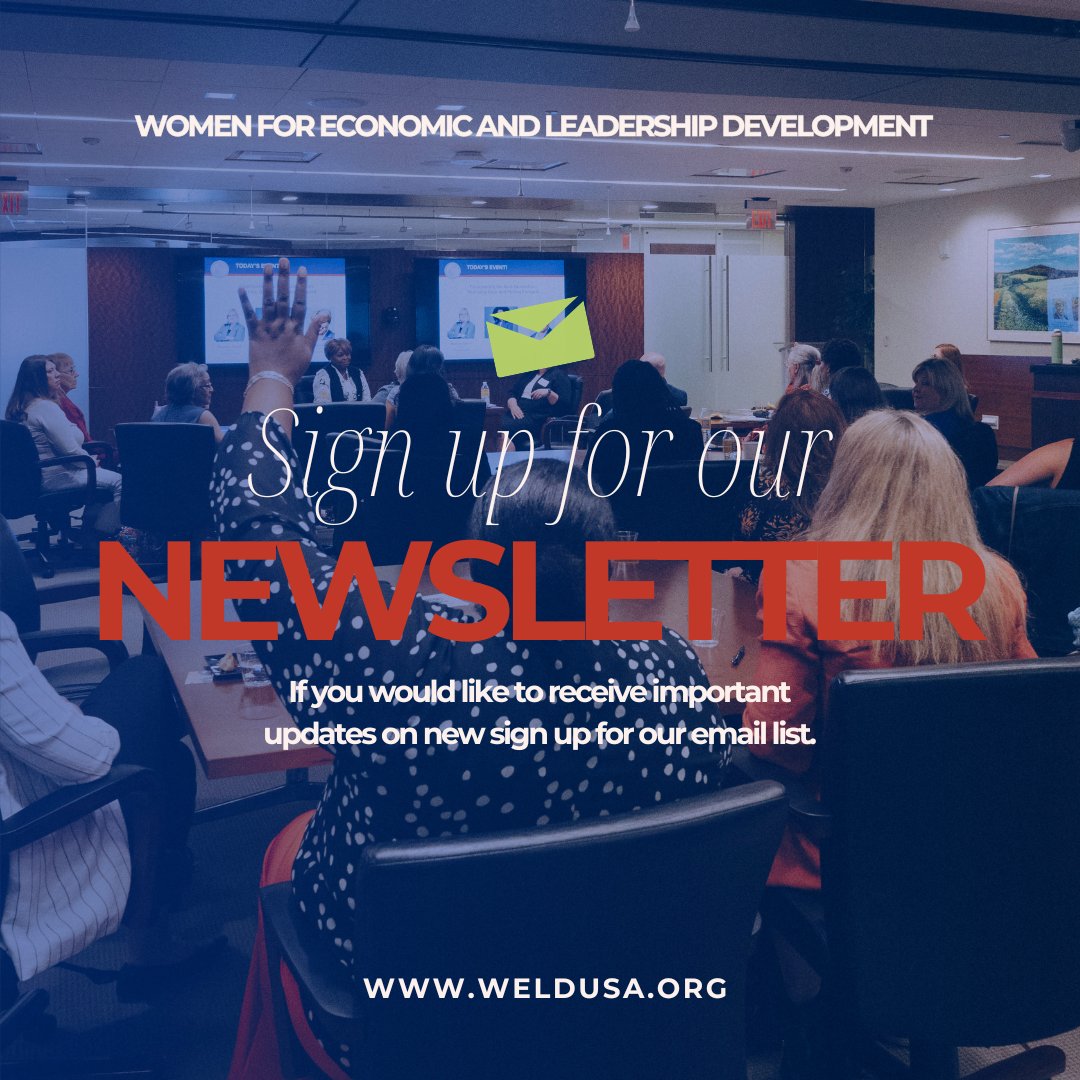 Sign up for the Columbus chapter's e-newsletter to stay up-to-date on all of the events and opportunities available through WELD!   

Sign up here: ow.ly/JLC150ScNfw

#newsletter #weldcolumbus