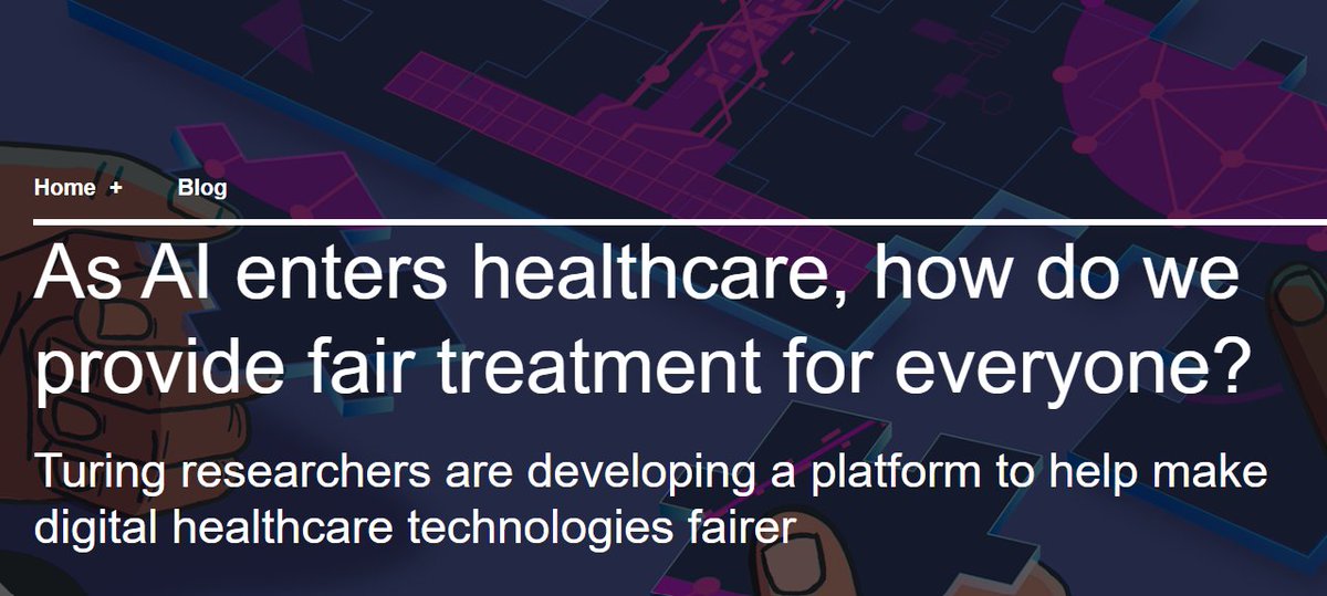 💬“Good health is invaluable. But, as a value, good health is not distributed equally across society”

AI systems can enhance healthcare but biases may lead to inequality.

📖So, how do we deliver fairer digital healthcare? @ChrisDBurr explores: bit.ly/3z2LO3j

#HealthAI