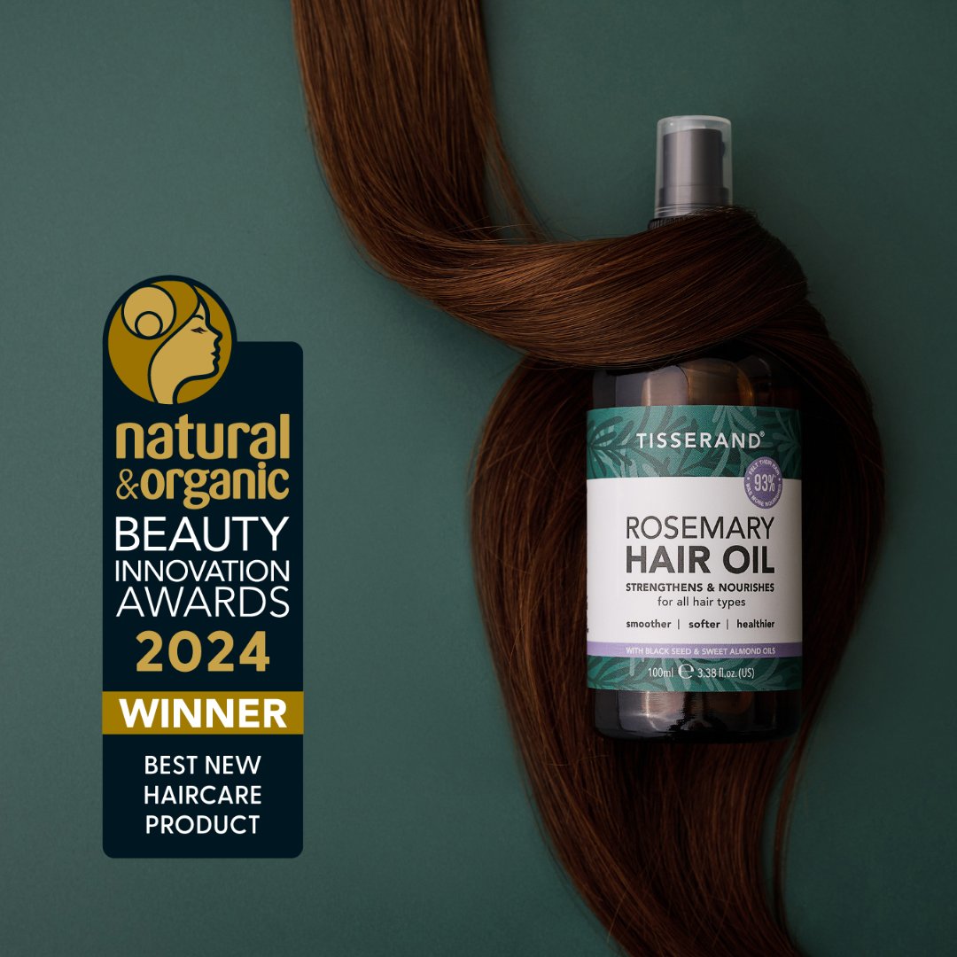 Our Rosemary Hair Oil—which launched two months ago—has already won its first award!!! Best New Haircare Product at <a href="/NatProductsShow/">Natural & Organic Products Europe</a> Innovations Awards. 🥇💚… Have you tried it yet? #rosemaryhairoil #rosemaryoil #haircare