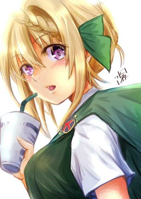 #見た人も無言で金髪or黄髪をあげる 