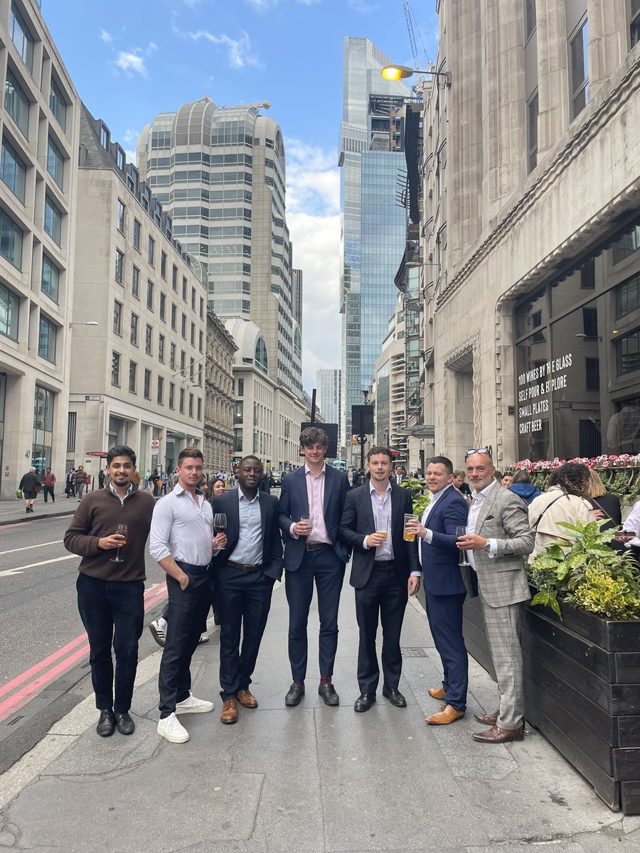 RCKpartners's tweet photo. Quarter one down! ✅ 🥂

Rounding up a busy few months with our team at Vagabond, Monument. Excited to see what the next quarter holds!

#RCKPartners #QuarterOne #CityofLondon https://t.co/uPm0pYSIIE