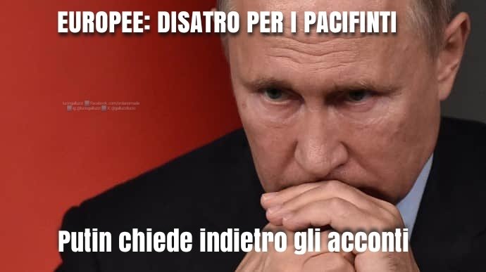 galluzzilucio's tweet photo. IL CROTALO
#Europee: #pacifinti e #rossobruni fuori dal #ParlamentoEU 
#russiamerda #putinloser https://t.co/EHdE1gHfVZ