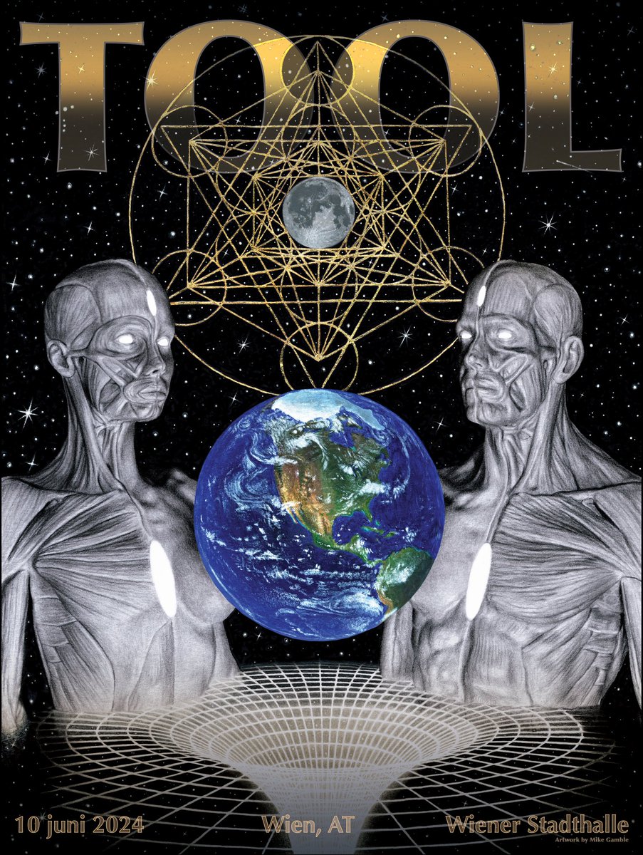 TOOL effing TOOL (@tool) on Twitter photo VIENNA! We'll see you tonight at Wiener Stadthalle with <a href="/NightVerses/">Night Verses</a>, don't forget to grab tonight's limited merch poster with artwork from Mike Gamble! VIENNA! We'll see you tonight at Wiener Stadthalle with <a href="/NightVerses/">Night Verses</a>, don't forget to grab tonight's limited merch poster with artwork from Mike Gamble!