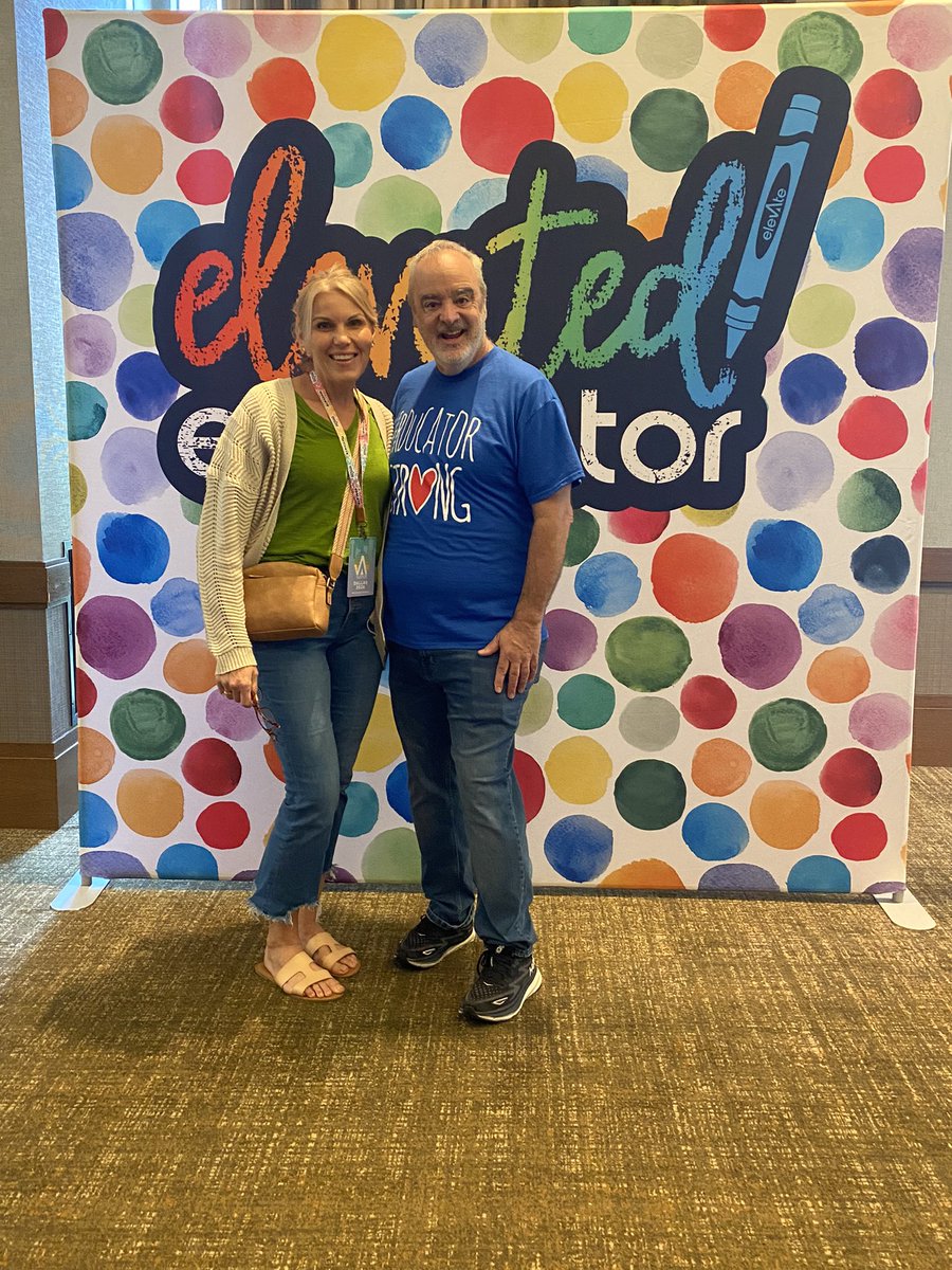 I’m so excited to be at the Elevate conference in Dallas!  I got to meet this guy and hear his keynote speech!  Excited for the next two days!
#elevateyourclassroom #elevatedallas2024