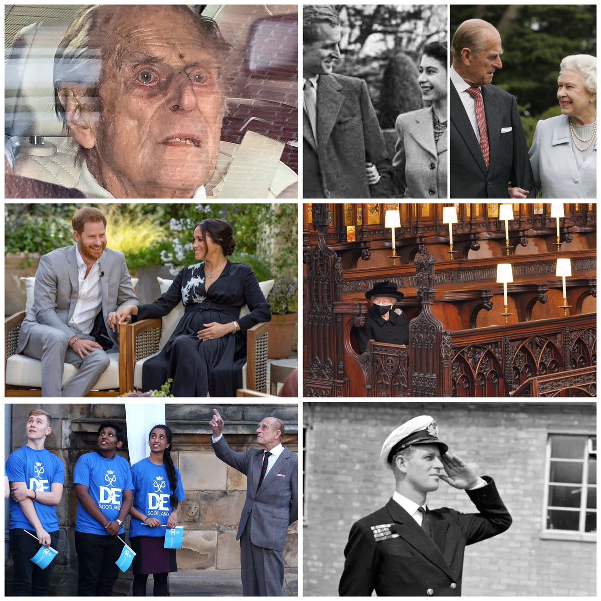freedom_007__'s tweet photo. I will never forget that when Prince Phillip was in hospital, Meghan and Harry continued with their disingenuous and lack of empathy Oprah interview. 
When Prince Harry’s Grandfather was dying, they were so mean and childish. At this point, I knew they didn’t have the intelligence, understanding or statesmanship to be leaders on the world stage, and Meghan’s plan was always to drag Harry to California. 
Emotionally mature adults would have had conversations and dealt with issues in private as a family. But Meghan Markle didn’t care; she was out for revenge, so she sat with Lie-Oprah and orchestrated a smear campaign to attack Harry’s family because she needed an excuse as to why they left; it had to be the Royal Family and not her who was chasing Hollywood fame and money. (BTW, Harry messed up and said on Oprah that his family were very welcoming to Meghan, “my father, my brother,Kate they were all very welcoming, better than I expected”. We know he got an earful after filming) 
They told so many blatant lies and purposely gave answers without context so haters of the RF would create false narratives. What was more sad is that Queen Elizabeth II had to deal with this unnecessary and unfair fallout while her beloved husband for 73 years was dying. I will never forget the nasty hashtags and content the Sussex Squad posted after this; disgusting. Most of the British public supported Harry and Meghan leaving if it was what Harry wanted and made him happy, but after that disastrous interview, the public mood soon shifted to shock and anger. A lot of people were done with the two privileged, selfish brats. 
Let’s be clear: Meghan didn’t have mental health issues, she couldn’t take the lack of control, she couldn’t sue every newspaper that printed nonsense but had some truth to it, wanted to merch her connection to the RF and she couldn’t handle the high level of scrutiny or deliver the standard of responsibility that was expected from her. Doria her mother was an alleged social worker but didn’t help her 🤨, and Harry had his therapist on speed dial but didn’t help her 🤨 he even said on Oprah that he didn’t tell his family because he felt ashamed. So if the family wasn’t told, they can’t be blamed for anything; plus she had plenty of access to help if she needed or wanted it. Her fabricated story had so many holes.
The worst part of that interview is how she lied about the colour of Archie’s skin, the question that didn’t happen the way her manipulative mind painted it out to be and the Duo told a complete different story when interviewed separately that lie-Oprah didn’t pushback on. If Harry had cared for his Grandparents, he would have never done that lying interview. 
What was heartbreaking is that Prince Phillip went to his grave thinking the world believed Meghan and Harry’s lies and didn’t get to the part where most of the world realised that Recollections May Vary. 
When Prince Phillip died, I knew Meghan Markle was a narcissist. Harry was displaying tendencies as only a narcissistic person would continue attacking a family at this low point and have this level of lack of empathy or self awareness. They created an unnecessary media storm and then played the victim when they could have just gone and lived the private life they claimed they wanted with their millions of pounds in the bank. 
Queen Elizabeth II had a broken heart, and Prince Harry and Meghan Markle, The Duchess of Sussex didn’t care. They continued to brief the media with lies, disinformation and grift off the titles HMTLQ had gifted them.
I will never forget the lead-up to the late Duke of Edinburgh’s death and what followed; words can’t comprehend the level of narcissism, disrespect and disgusting behaviour displayed by two ungrateful, spoilt and cruel cosplaying humanitarians. 

Rest in peace, Prince Phillip (World War II veteran) and thank you for your 70+ years of service to our country. @DofE @WWF