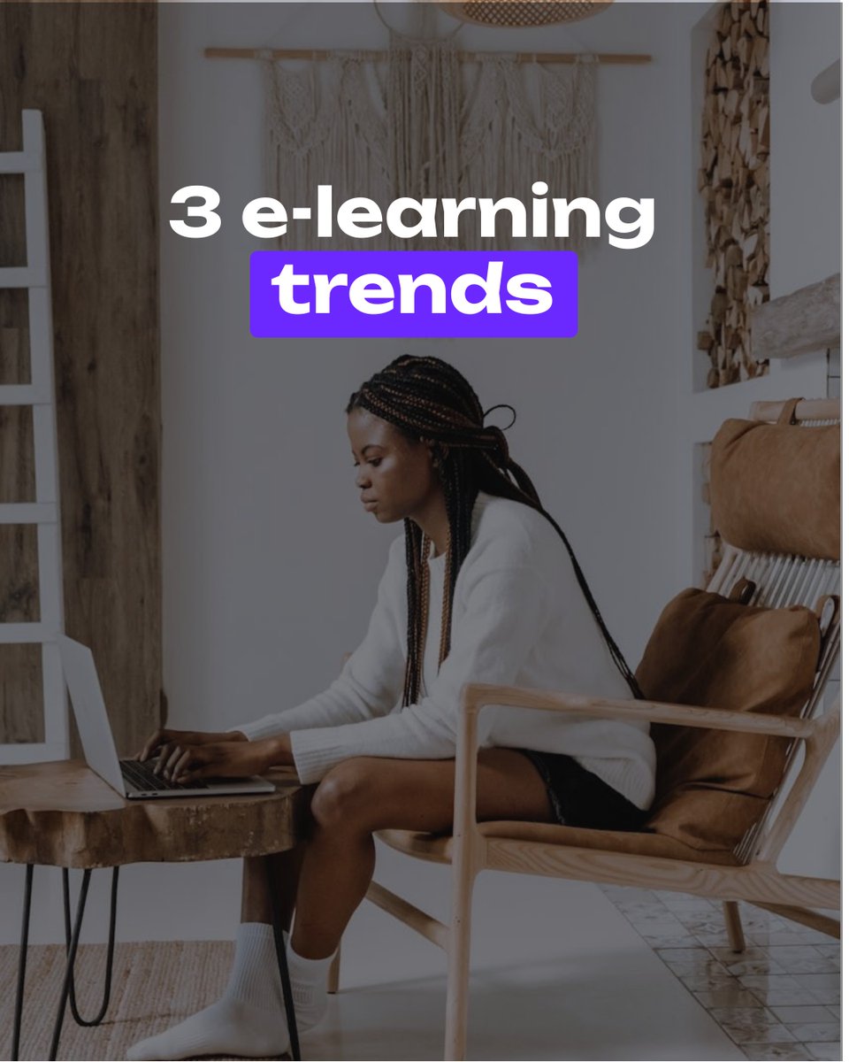genially's tweet photo. 3 #elarning trends:
➖Microlearning
➖Inmersive experiences. Gamification can help here!
➖Mobile learning
Do you know any more? Write it below! https://t.co/lXxeYm8y0v