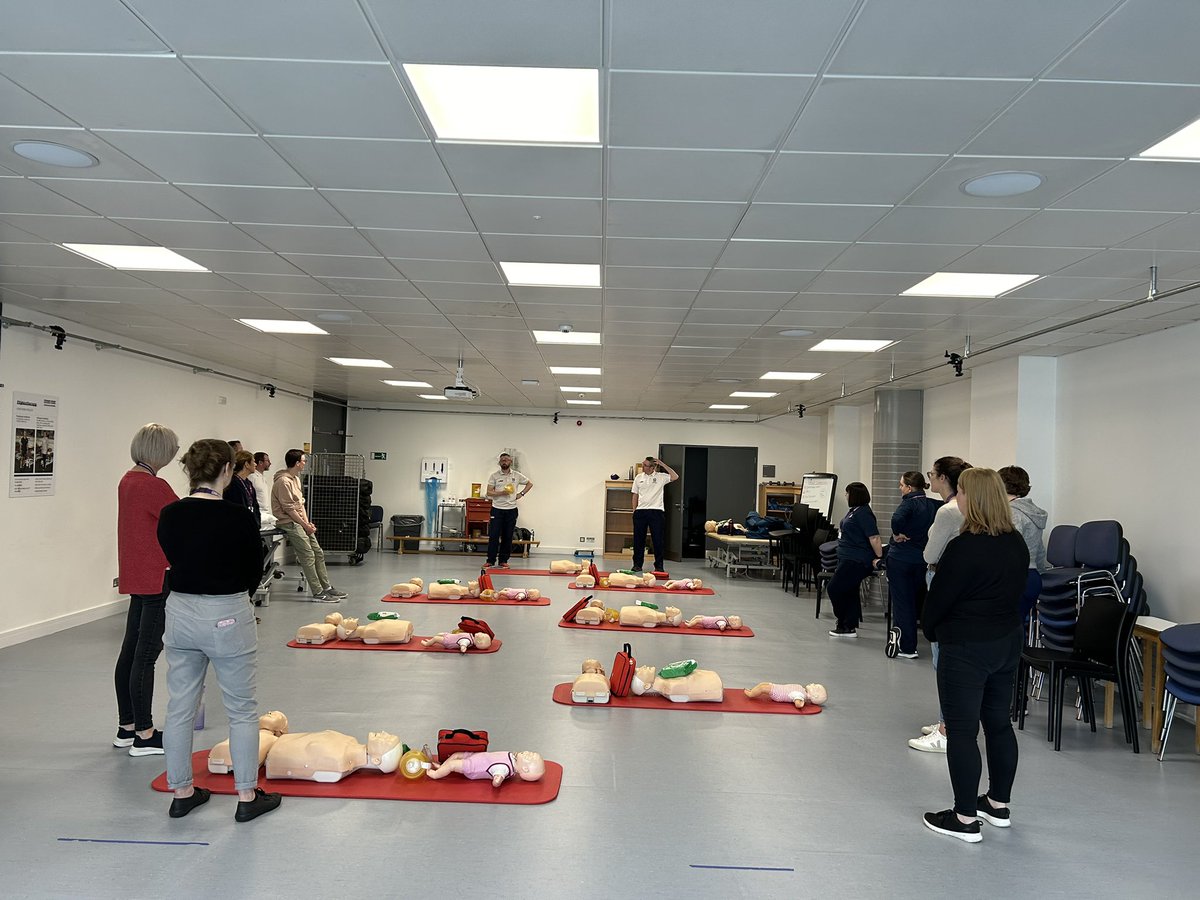 RGU School of Health (@rguhealthsci) on Twitter photo While some of our students are on summer break it allows some staff training! ๐ Today saw some of our staff team undertaking their BLS Refresher training with our own <a href="/bigtaedingwall/">Craig Walker</a> and @smacdo26 who are Cascade trainers trained by the <a href="/NHSGrampian/">NHS Grampian</a> resus team! โฅ๏ธ #cpd #teamwork While some of our students are on summer break it allows some staff training! ๐ Today saw some of our staff team undertaking their BLS Refresher training with our own <a href="/bigtaedingwall/">Craig Walker</a> and @smacdo26 who are Cascade trainers trained by the <a href="/NHSGrampian/">NHS Grampian</a> resus team! โฅ๏ธ #cpd #teamwork