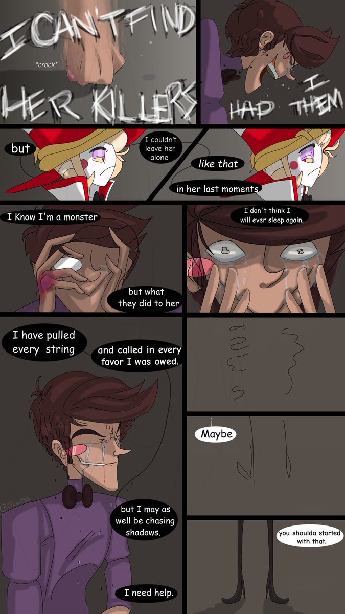 JLW2386's tweet photo. For the World, pg 7/?

A #hazbinhotel #radioapple #fancomic 

#hazbinhotelfanart #AlastorxLucifer #appleradio #HazbinHotelLucifer #HazbinHotelAlastor #humanAlastor #comic https://t.co/wQX7gQDWSW