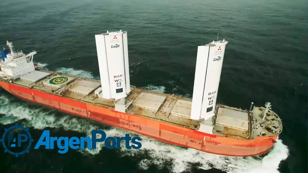 ArgenPorts's tweet photo. Histórico: un buque con velas metálicas cargará maíz en Bahía Blanca y Punta Alvear https://t.co/oBI6Hmw0Dp
@Cargill #buque #velasmetálicas #pyxisocean @MarineInsight @Mar_Ex @AmericanShipper @tradewindsnews https://t.co/fHsl70W0QU