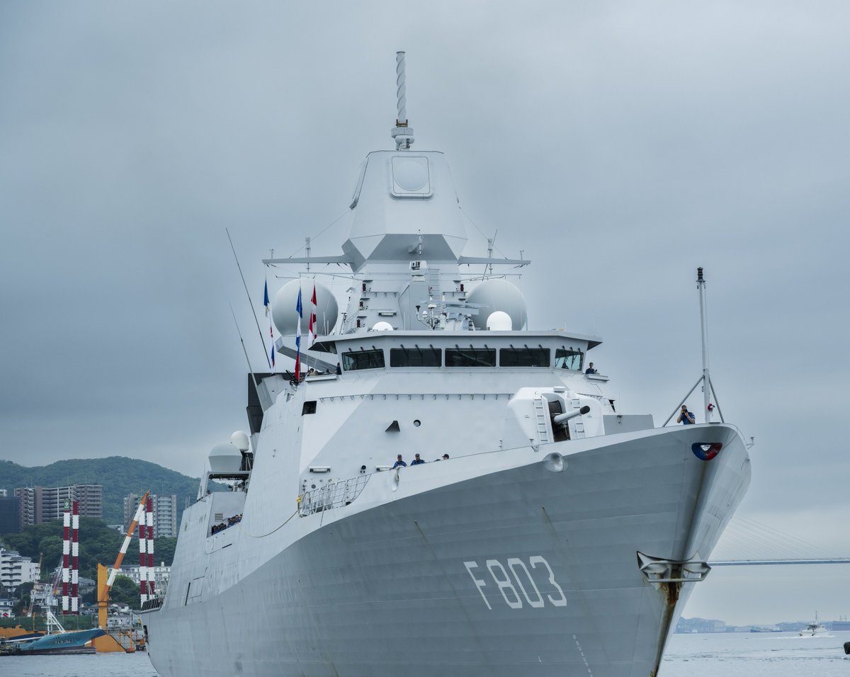 WarshipCam (@warshipcam) on Twitter photo Royal Netherlands Navy De Zeven Provincien-class frigate HNLMS Tromp (F803) coming into Nagasaki, Japan - June 10, 2024 #hnlmstromp #f803
SRC: TW-<a href="/OrandainJapan/">駐日オランダ王国大使館・総領事館</a> Royal Netherlands Navy De Zeven Provincien-class frigate HNLMS Tromp (F803) coming into Nagasaki, Japan - June 10, 2024 #hnlmstromp #f803
SRC: TW-<a href="/OrandainJapan/">駐日オランダ王国大使館・総領事館</a>