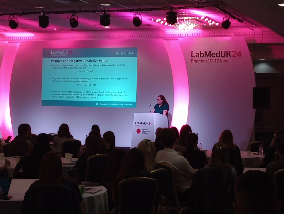 Shoshanna May taking us through qualitative assay verification at UKMEDLAB24 Microbiology training day