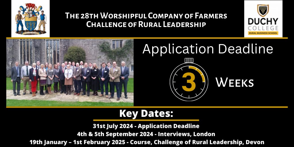 RuralBusinessSchool (@duchyrbs) on Twitter photo Elevate your influence in the rural community and gain insights into future challenges at #CRL2025!
Join us in Devon for a transformative experience, pushing boundaries and unlocking your potential.
Apply at ruralbusinessschool.org.uk/crl/!
<a href="/FarmersCompany/">The Farmers Company</a> <a href="/WCFAlumni/">Farmersâ Alumni</a> #ruralleadership Elevate your influence in the rural community and gain insights into future challenges at #CRL2025!
Join us in Devon for a transformative experience, pushing boundaries and unlocking your potential.
Apply at ruralbusinessschool.org.uk/crl/!
<a href="/FarmersCompany/">The Farmers Company</a> <a href="/WCFAlumni/">Farmersâ Alumni</a> #ruralleadership