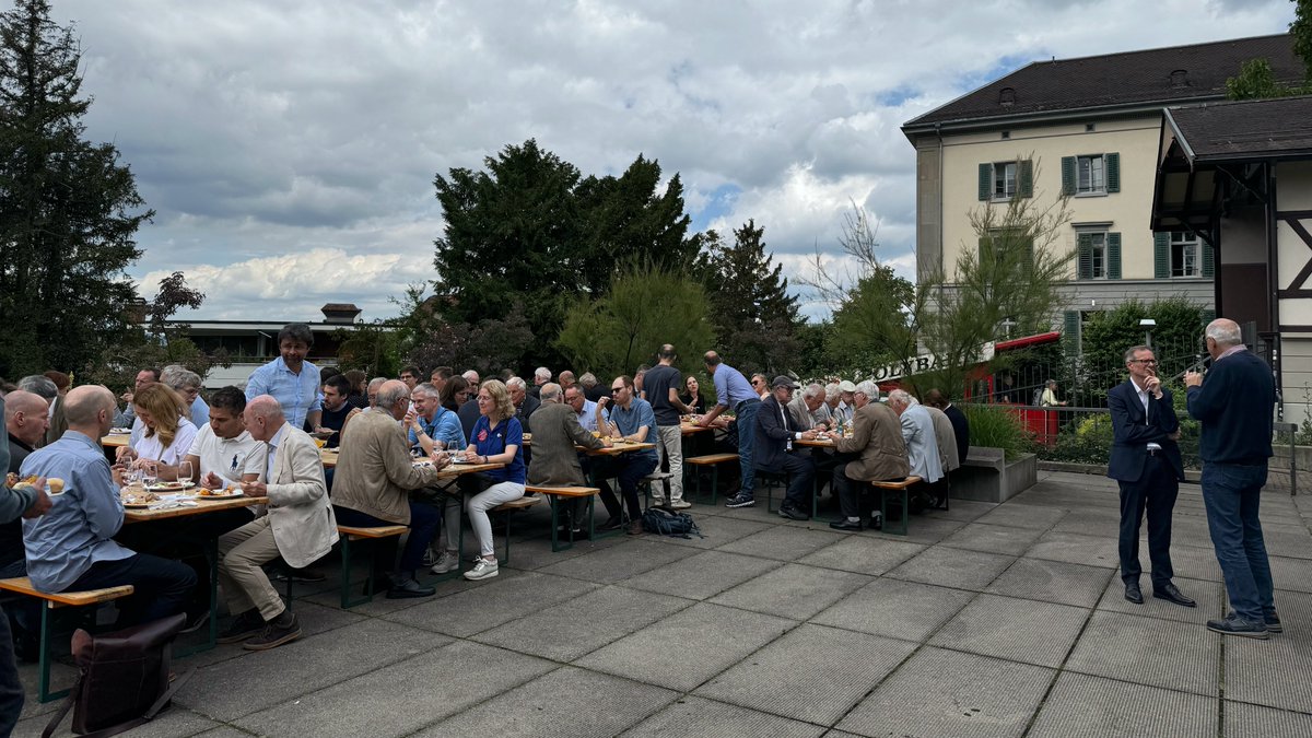 Günther Dissertori (@g_dissertori) on Twitter photo Under perfect weather, today's annual gathering of current and emeritus professors from <a href="/ETH/">ETH Zürich</a> was a great success, topped off with a delightful BBQ! Under perfect weather, today's annual gathering of current and emeritus professors from <a href="/ETH/">ETH Zürich</a> was a great success, topped off with a delightful BBQ!