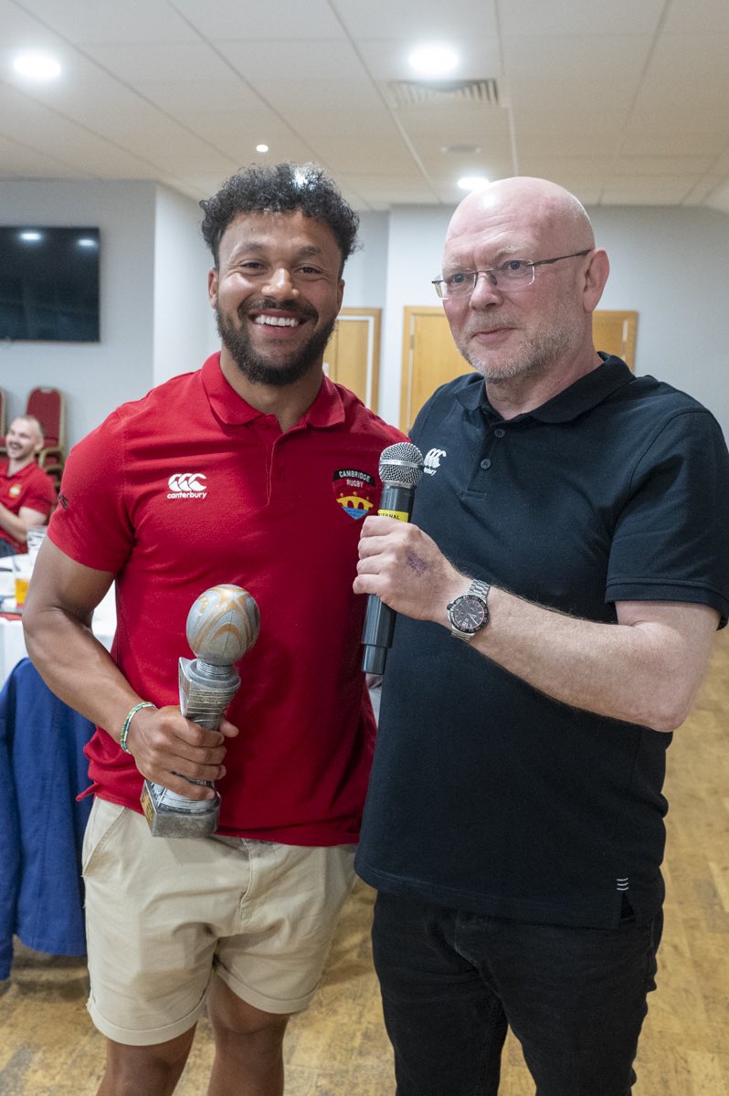camrufc's tweet photo. Men 1st XV Awards 🏉

1st XV players player of the season - Billy Walker
1st XV coaches player of the season - Jake Elwood 
Supporters player of the season - Eli Caven
BBC Radio Cambridgeshire player of the season -Jared Cardew https://t.co/Pngt7WA7xo