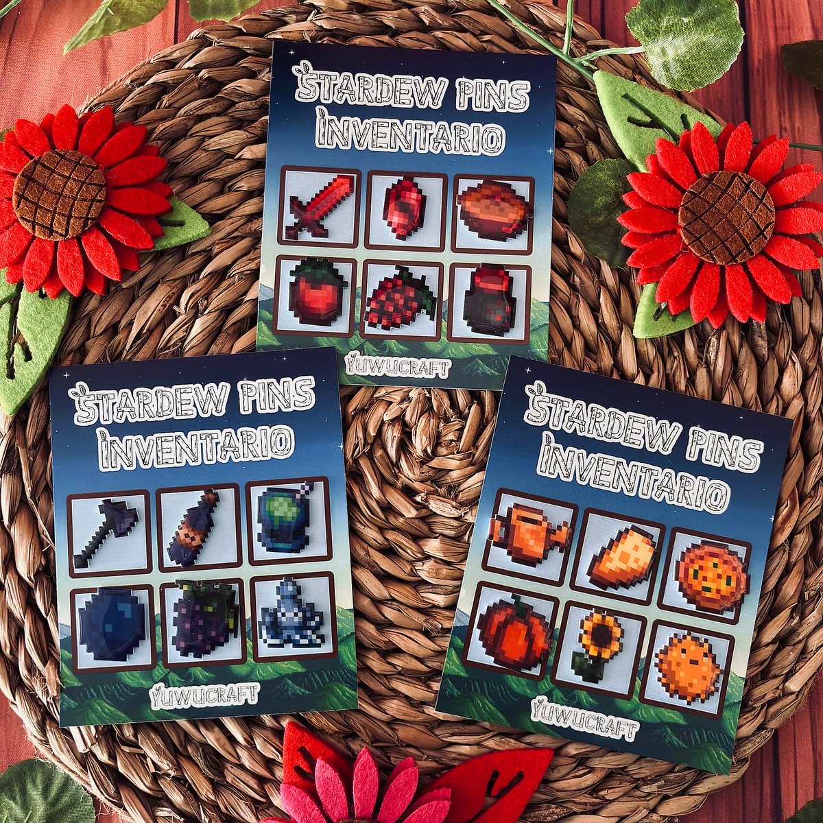 yuwucraft's tweet photo. ¡Pre-venta de Totebag y pines Stardew Valley!
Fecha: Del 10/06 al 23/06
Una vez se cierre, haré el pedido al proveedor y se enviará cuando lo reciba. Si pedís ambas cosas tendréis que esperar a que tenga las dos para enviarlas juntas 😊

Info abajo ⬇️ https://t.co/GuykQIyNOv