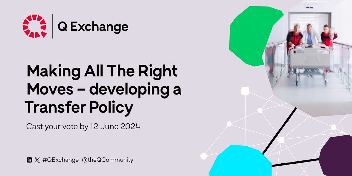 Calling out to all Q members voting is nearly over, please vote before the 12th June.
#QCommunity #HealthFoundation #patientransfer