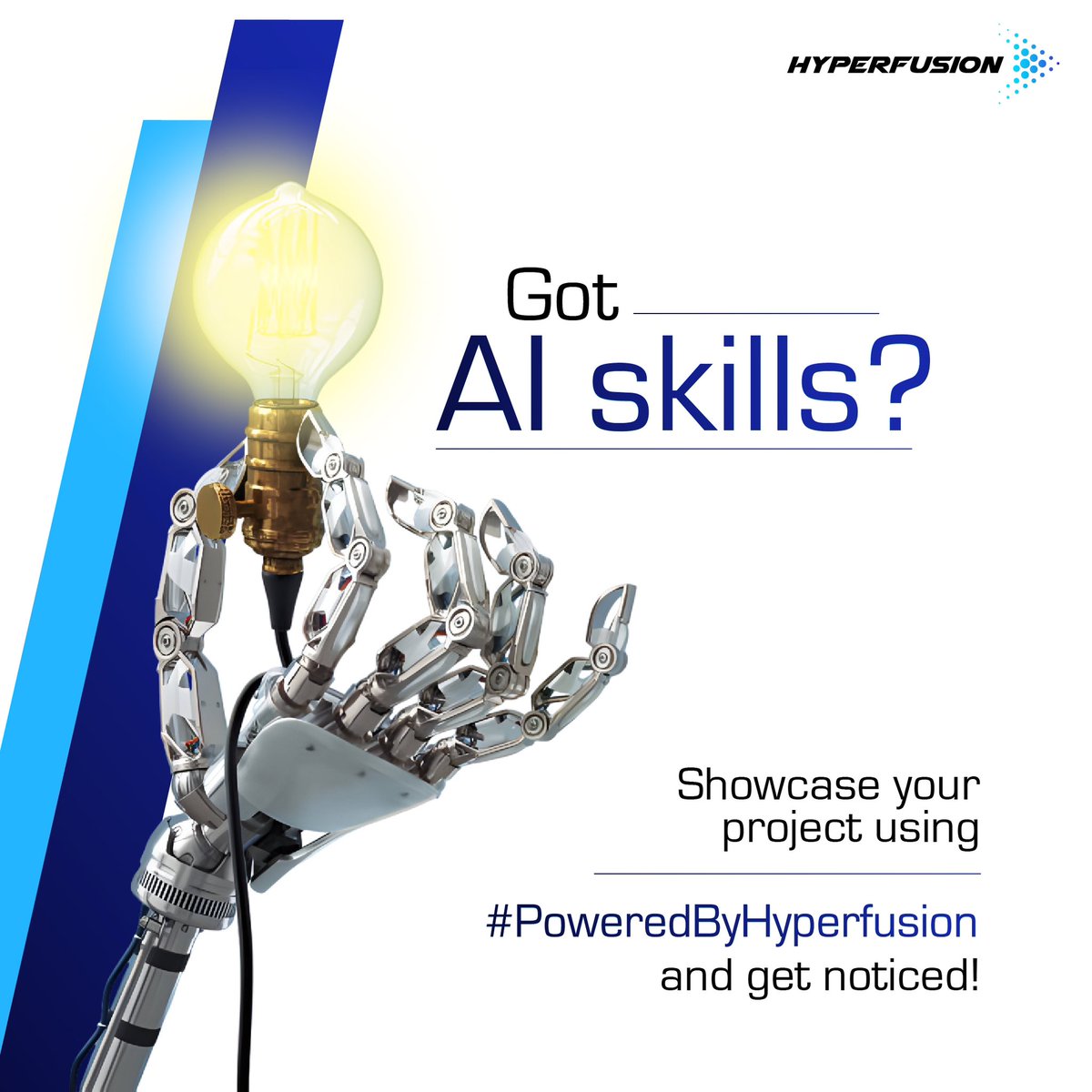 hyperfusionio's tweet image. Show us your AI projects! Share a picture or video of what you’re working on using the hashtag #PoweredByHyperfusion and stand a chance to get featured! 
#AICommunity #MachineLearningProjects #Local #Available #CuttingEdge #AIComputing #NVIDIA #AIinUAE #Hyperfusion #Speed