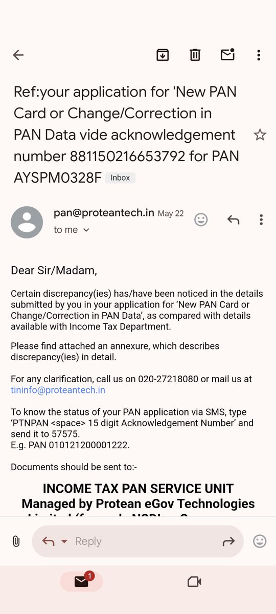 HMangrani's tweet photo. @IncomeTaxIndia @IncomeTaxRaj 

Till date updated PAN card not received all documents e-mailed. https://t.co/Ijz8iJmwl7