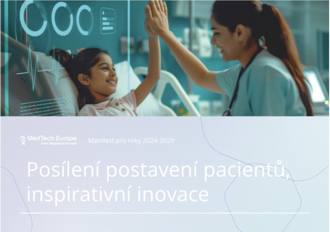 ZDRAVÍ MUSÍ ZŮSTAT JEDNOU Z NEJVYŠŠÍCH PRIORIT EVROPSKÉ AGENDY 
Inspirace pro novou generaci politiků a legislativců. Nabízíme MANIFEST – zaměřen na posílení postavení pacientů a podporu inovací zdrav. technologií.
bit.ly/3KCBmST

#MedTechEurope #CzechMed #inovace