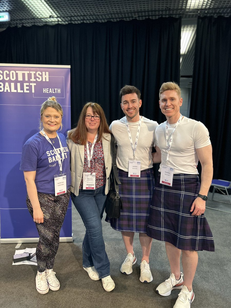 #NHSScot2024 Excellent sessions from <a href="/Burns_Gym/">Burns Gym</a> &amp;. <a href="/scottishballet/">Scottish Ballet</a> over lunchtime. Activity and nutrition Perfect Match