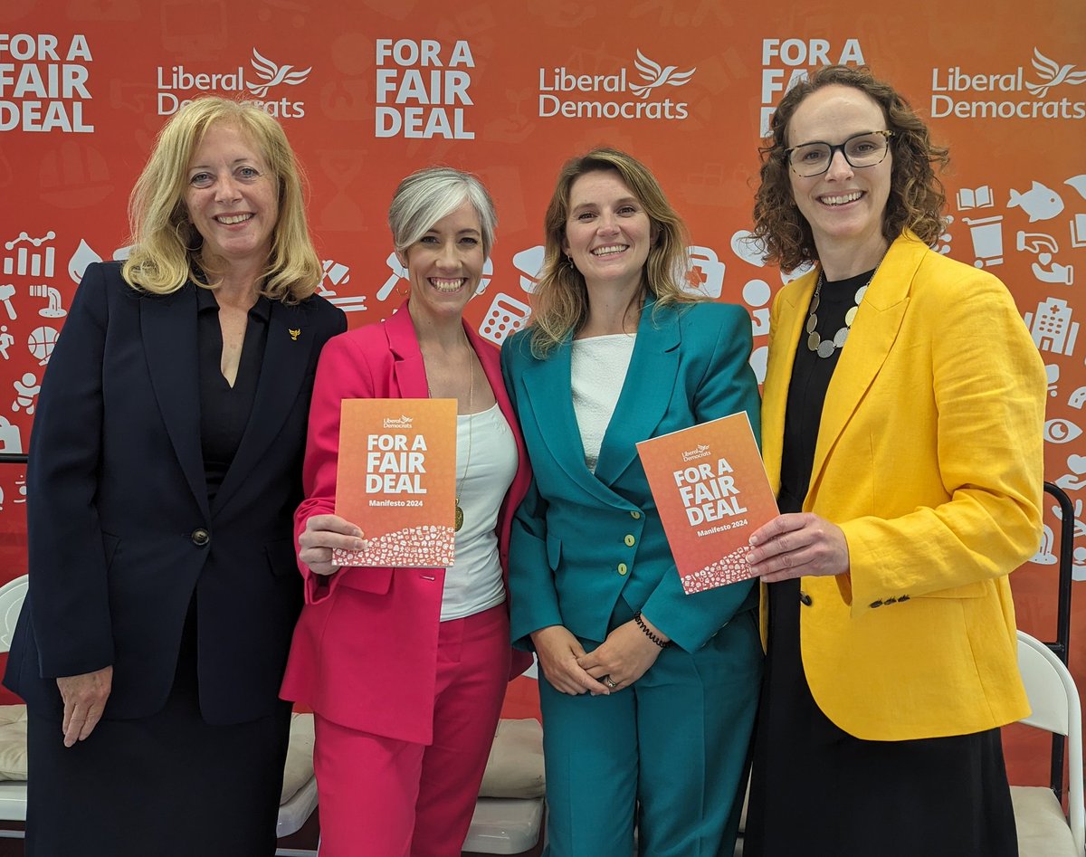 An absolute privilege to join fellow candidates and Deputy Leader <a href="/libdemdaisy/">Daisy Cooper MP 🔶</a>  at the <a href="/LibDems/">Liberal Democrats</a> manifesto launch this morning

Brilliant speech by <a href="/EdwardJDavey/">Ed Davey</a> setting out our plans to rescue the NHS and give the people of #MidSussex a fair deal