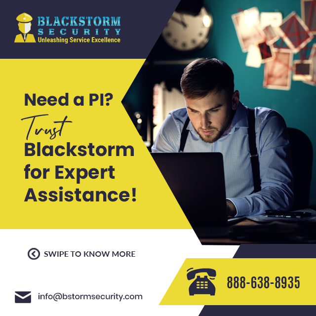 Bstormsecurity's tweet photo. In search of a Private Investigator? Look no further than #BlackstormSecurity Services for unparalleled expertise!
#expertassistance #securityservices #privateinvestigator #excellenceinsecurity #investigationspecialists #security #securityofficer #yoursecuritypartner https://t.co/Vz2gf44eUL