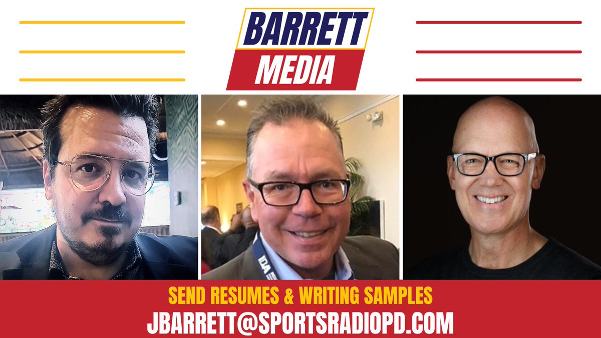 Jason Barrett (@sportsradiopd) on Twitter photo I'm excited to make this finally official. Our expansion begins July 15th and I'm happy to have @ronharrellradio, <a href="/RobbyBridges/">Robby Bridges</a>, and <a href="/robinsonradio/">Kevin Robinson</a> joining our team. There's much more to do but this is going to be fun. Give these guys a follow & welcome!
barrettsportsmedia.com/2024/06/10/bar… I'm excited to make this finally official. Our expansion begins July 15th and I'm happy to have @ronharrellradio, <a href="/RobbyBridges/">Robby Bridges</a>, and <a href="/robinsonradio/">Kevin Robinson</a> joining our team. There's much more to do but this is going to be fun. Give these guys a follow & welcome!
barrettsportsmedia.com/2024/06/10/bar…