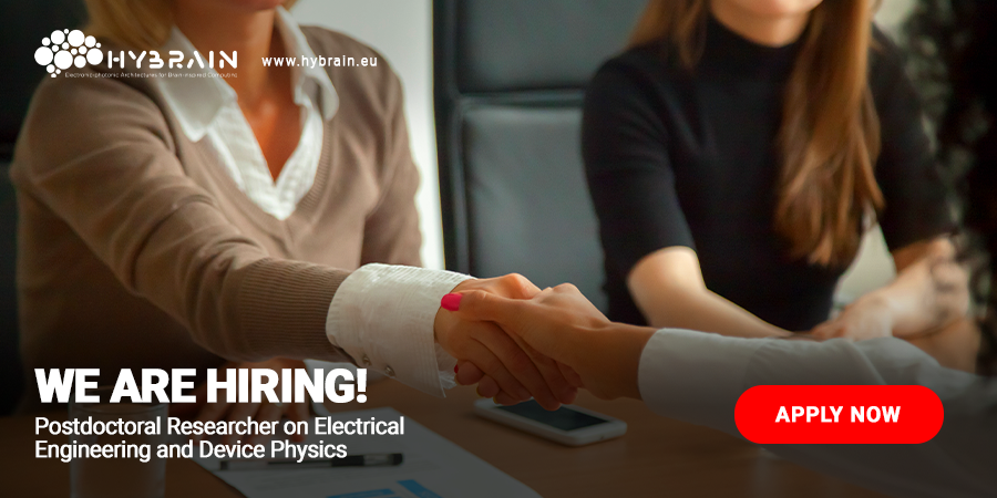 🟥 We are hiring! 
📢 PostDoc position on #electricalengineering and device #physics

👩‍🎓 Are you PhD with a background in #microelectronics, #computer architecture or #hardware for 🧠 #machinelearning 

🔬 You will have the opportunity to contribute to a new generation of